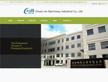 Tablet Screenshot of chuen-an.com